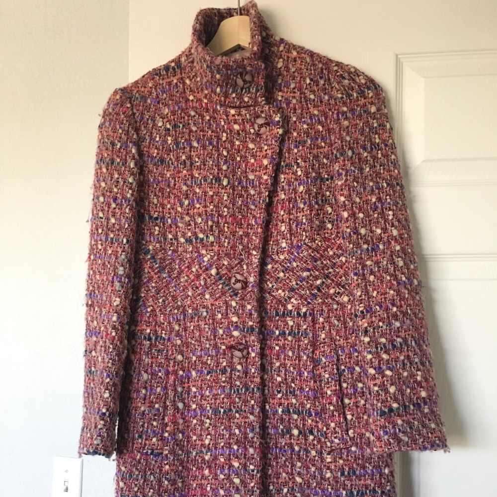 Chanel st mixed color coat